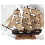 Bergantin Model Ship 17 x 14