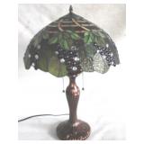 Stained Glass Lamp - 23.5" Tall