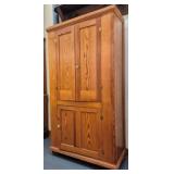 Pine Blind Door Cupboard