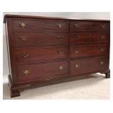 Craftique 8 Drawer Dresser on Bracket Foot