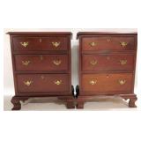 Craftique Pair 3 Drawer Stands