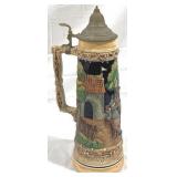 Vintage German Beer Stein w/ lid