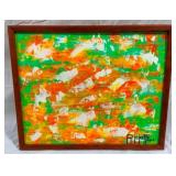 Framed "Abstract 20417" by Danny Ricketts