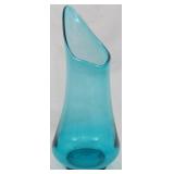 LE Smith Simplicity Blue 15.5" Swung Vase