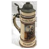 Vintage German Beer Stein w/ lid