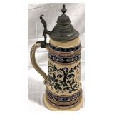 Vintage German Beer Stein w/ lid