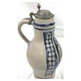 Vintage Westerwald German Stoneware Stein