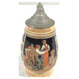 Vintage German Beer Stein w/ lid