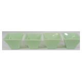 4 Jadeite Bowls 3x4"