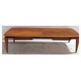 Lane MCM Walnut Inlay Coffee Table