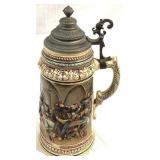 Vintage German Beer Stein w/ lid