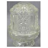 Indiana Glass Crystal Fairy Lamp 7"