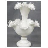 Fenton Silvercrest 2 Part Epergne 10.5"