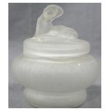 Vintage Nude Adorned Covered Box 4.5"