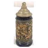 Vintage German Beer Stein w/ lid