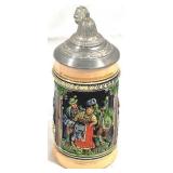 Vintage Gerz German Beer Stein w/ lid