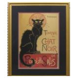 TOURNEE CHAT NOIR GICLEE BY STEINLEN