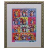 LIBERTY AND JUSTICE GICLEE BY PETER MAX