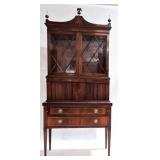 Hepplewhite Inlaid Tambour Secretary