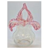 Stevens & Williams Art Glass Jack in Pulpit Vase