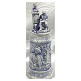 Vintage Salt Glazed German Beer Stein w/ lid