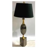Modern History Metallic Finish Lamp 35"