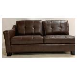 Leather Italia Chaise Sofa, new