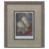 MOSES AND HIST TABLET 43/150 SIGNED PRINT BY MARC