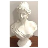 Woman Bust Statue - 17" Tall (Plaster)
