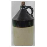 Vintage Brown & White Jug 13"