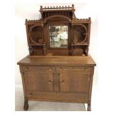 Most Unusual Carved Oak Buffet