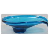 Viking Epic Blue Oval Bowl 2.5x8x6