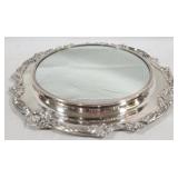 Reed & Barton Silver Plated Mirrored Plateau
