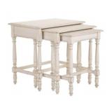 Alden Parkes Nathan Nesting Tables, Cream