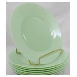 7 Jadeite Plates