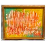 "Abstract" #279 Acrylic on Board by D. Ricketts