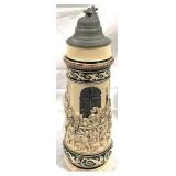 Vintage German Beer Stein w/ lid