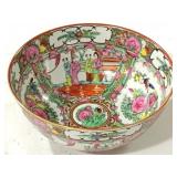 Rose Medallion Oriental Bowl - 5" x 10"