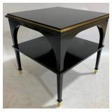 Modern History Ebony Classical End Table