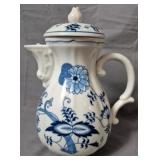Blue Danube Blue Onion Lidded Coffeepot