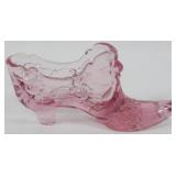 Fenton Cabbage Rose Shoe, Dusty Rose