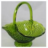 Fenton Diamond & Fruit Basket 12x11x9
