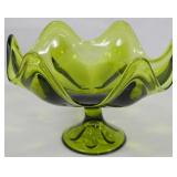 Viking 6 Petal Avocado Compote 5x7.5"