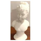 WOman Bust Statue - 11" Tall (Plaster)