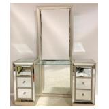 Coast to Coast Glam 6 Drawer Mirrored Vanity