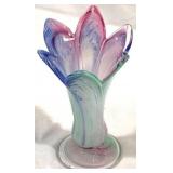 Murano Art Glass Vase 7"