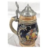 Vintage German Beer Stein w/ lid