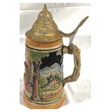 Vintage German Beer Stein w/ lid