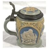 Vintage Villeroy & Boch German Beer Stein w/ inlay