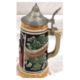 Vintage German Beer Stein w/ lid